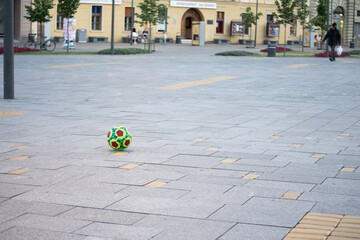 ball on the city square