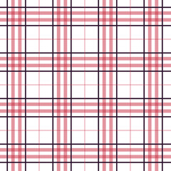 Tartan red and white pattern.
