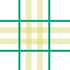 Tartan green and yellow pattern.