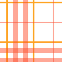 Tartan red and yellow pattern.
