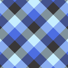 Gingham blue pattern.