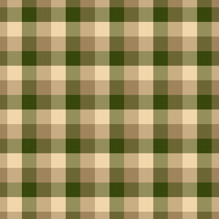 Gingham green pattern. Texture for plaid, tablecloths, clothes, shirts,dresses,paper,bedding,blankets,quilts and other textile products. Vector Illustration EPS 10