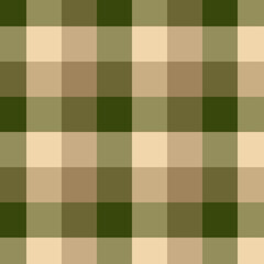 Gingham green pattern. Texture for plaid, tablecloths, clothes, shirts,dresses,paper,bedding,blankets,quilts and other textile products. Vector Illustration EPS 10