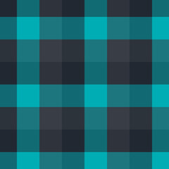 Gingham forest and black pattern.