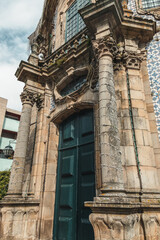 Obraz premium Guimaraes, PORTUGAL - AUGUST 12, 2019: Church of Nossa Senhora da Consolacao