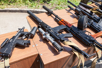 Russian weapons. Samples of Russian small arms