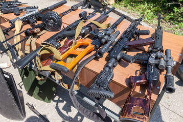 Russian weapons. Samples of Russian small arms