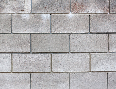 Fototapeta Modern grey brick wall for background texture