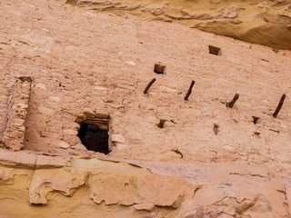 Ancient Cliff dwellings in Mesa Verde National Park