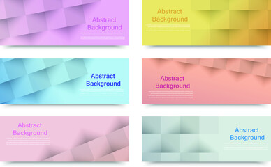 Fototapeta premium Web Banner label Background Modern Company Business Template Design Horizontal