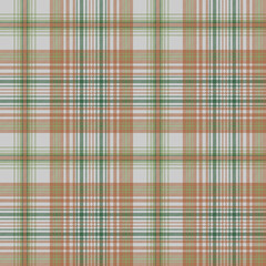 Plaid green gold color seamless fabric texture