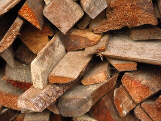 sawn old wood