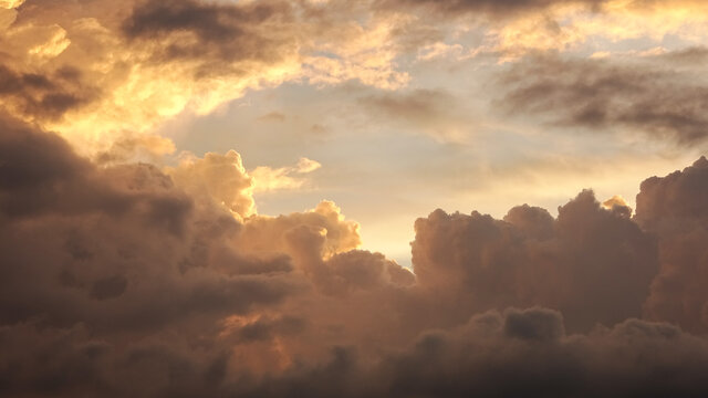 CLOUDS DURING SUNSET