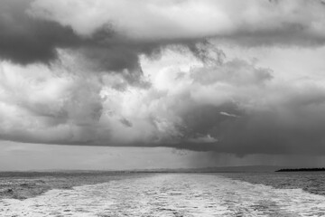View of Phillip Island from a boat cruise around the island
