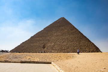 The Great Pyramid of Giza (also known as the Pyramid of Khufu or the Pyramid of Cheops) is the...