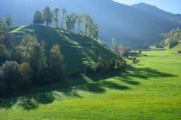 Landschaft am Fusse des Stanserhorns, Stans, Nidwalden, Schweiz