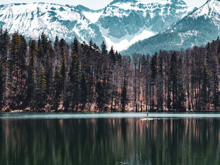 Sport in der blanken Natur