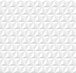 White abstract seamless geometric pattern