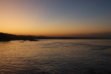 Pismo beach California at sunrise
