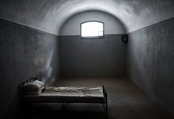 Old prison cell.