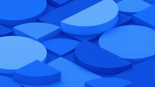 Abstract 3d render, geometric background, modern animation, motion design, 4k seamless looped video