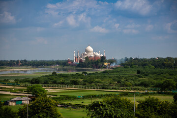 India - Taj Mahal - panorama