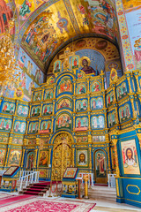 Fototapeta na wymiar Nur-Sultan Orthodox Cathedral 51