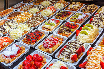 Traditional belgian waffles