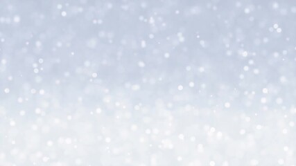 Calm falling snow flakes winter background. 4K seamless looping Christmas background - Powered by Adobe