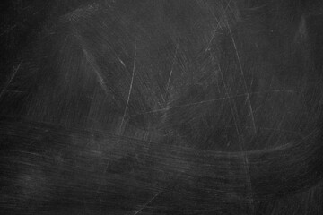 Abstract texture of chalk rubbed out on blackboard or chalkboard background, can be use as concept for school education, dark wall backdrop , design template , etc.