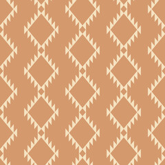 Cotton fabric Tribal southwestern native american navajo seamless pattern