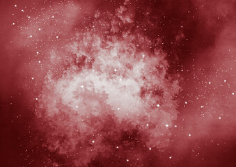 Galaxy background illustration with stars and stardust. Galaxy wallpaper