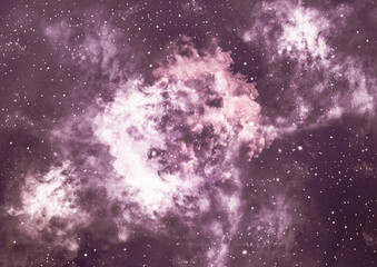 Galaxy background illustration with stars and stardust. Galaxy wallpaper
