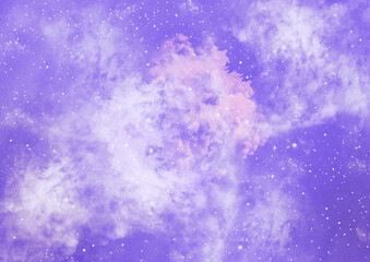 Galaxy background with stars and stardust. Galaxy wallpaper