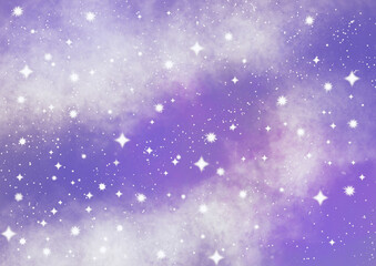 Galaxy background with stars and stardust. Galaxy wallpaper