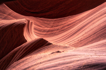 Flowing Rock Waves at Antilope Canyon