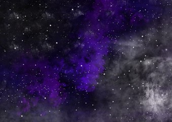 Fototapeta na wymiar Galaxy background with stars and stardust. Galaxy wallpaper