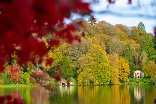 A Day Excursion to Stourhead-Autumn-Colour-25 with Whittle Coaches