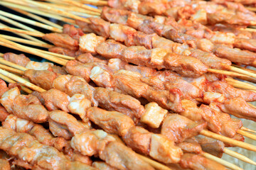 Chinese snacks meat string