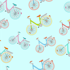 Wzór Vestor z kolorowych rowerów - 299932251