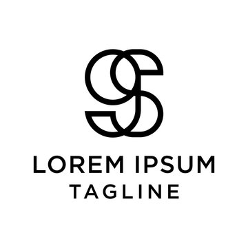 initial letter logo 9S, S9 logo template 