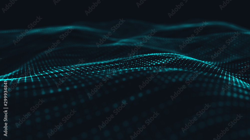 Poster abstract polygonal space low poly dark background with connecting dots and lines. connection structu