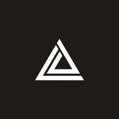 Aa letter logo design