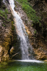 Fototapeta na wymiar Zapotok waterfall