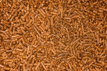 First class wood pellets to fuel a biomass stove committed to the environment