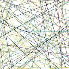 Colorful Lines Random Distribution Computational Generative Art background illustration