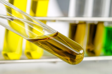 test tube in laboratory