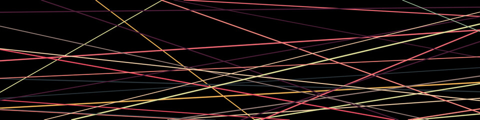 Colorful Lines Random Distribution Computational Generative Art background illustration