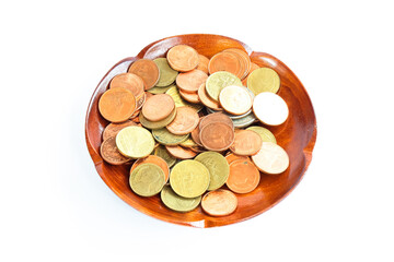 coin with business concept