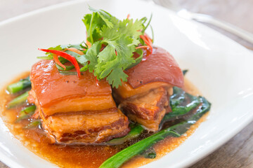braised pork with soy sauce